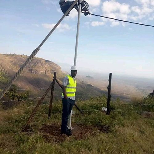 Public address systems for caravan and farms