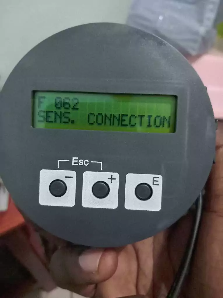 E-Flow Meter Screen
